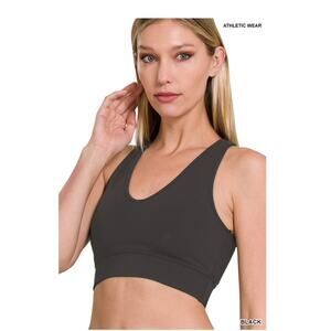 ZENANA - ATHLETIC RACERBACK SPORTS BRA - XLARGE
